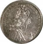 AUSTRIA. Taler, 1733. Hall Mint. Charles VI. NGC AU-53.