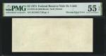 Fr. 1973-H. 1974 $5  Federal Reserve Note. St. Louis. PMG About Uncirculated 55 EPQ. Missing Print E