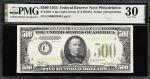 Fr. 2201-Clgs. 1934 Light Green Seal $500 Federal Reserve Note. Philadelphia. PMG Very Fine 30.