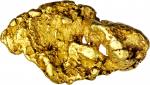 Native Gold Specimen. Approximately 29.0 mm x 6.4 mm x 16.2 mm. 10.6 grams.