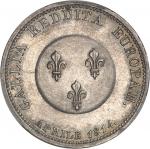 FRANCELouis XVIII (1814-1824). Module de 2 francs, Alexandre Ier Pacificateur de l Europe 1814, Pari