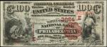 Philadelphia, Pennsylvania. $100  1882 Brown Back. Friedberg 522. The Market Street NB. Charter #368