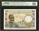 WEST AFRICAN STATES. Banque Centrale des Etats de lAfrique de LOuest. 5000 Francs, ND (1961-65). P-1