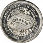 Undated (ca. 1860s) Abraham Lincoln, Wide Awakes / Robbins, Royce & Hard Mule. First Reverse. Cunnin