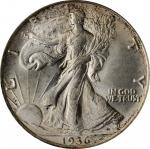 1936 Walking Liberty Half Dollar. MS-64 (PCGS). OGH.
