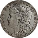 1887/6-O Morgan Silver Dollar. EF-40 (PCGS).