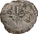 Edict of 1692 Recoined Billon Sol or Quinzain aux huit L. Louis XIV. 1692-P. Dijon Mint. Undertype: 