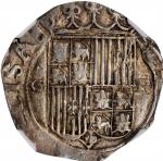 SPAIN. Real, ND (1497-1504)-G. Granada Mint. Ferdinand & Isabel. NGC AU-55.