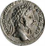 MARCUS AURELIUS, A.D. 161-180. AR Denarius, Rome Mint, A.D. 175-176. ANACS AU 55.