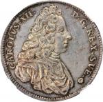 SWEDEN. 8 Mark, 1704-HZ. Stockholm Mint. Karl XII (1697-1718). NGC MS-63.