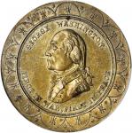 1799 (ca. 1863) Robinsons Washington Medal. Brass. 35 mm. Musante GW-569, Baker-77C. MS-63 (PCGS).