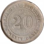 广西省造民国13年贰毫桂 PCGS AU 53 CHINA. Kwangsi. 20 Cents, Year 13 (1924). Kweilin Mint.
