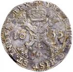 1633荷兰银币，有包浆，VF品相
