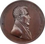 1829 Andrew Jackson Indian Peace Medal. Bronze. Second Size. Julian IP-15, Prucha-43. First Reverse.