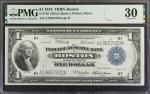 Fr. 710. 1918 $1 Federal Reserve Bank Note. Boston. PMG Very Fine 30.