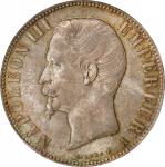 FRANCE. 5 Francs, 1856-A. Paris Mint. Napoleon III. PCGS MS-64.