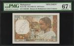 MADAGASCAR. Banque De Madagascar Et Des Comores. 100 Francs, ND (1950-51). P-46s. Specimen. PMG Supe