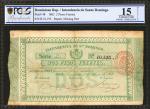 DOMINICAN REPUBLIC. Intendencia de Santo Domingo. 2 Pesos Fuertes, 1.5.1862. P-48. PCGS BG Choice Fi