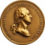 1861 U.S. Mint Oath of Allegiance Medal. Yellow Bronze. 30.5 mm. Musante GW-476, Baker-279B, Julian 