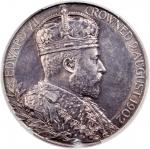 1902年英国MATTE银章一枚，正面有爱德华七世像，PCGS SP62，编号40453763