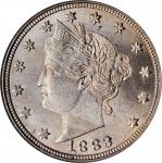 1883 Liberty Head Nickel. No CENTS. MS-65 (NGC).