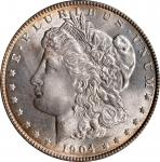 1904 Morgan Silver Dollar. MS-62 (PCGS). OGH.