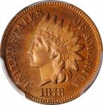 1878 Indian Cent. Proof-64 RB (PCGS).