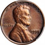1955 Lincoln Cent. FS-101. Doubled Die Obverse. AU Details--Cleaned (PCGS).