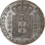PORTUGAL. 400 Reis, 1830. Lisbon Mint. Miguel. NGC MS-66.