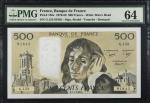 FRANCE. Banque de France. 500 Francs, 1979-86. P-156e. PMG Choice Uncirculated 64.