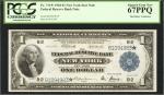 Fr. 713*. 1918 $1 Federal Reserve Bank Star Note. New York. PCGS Superb Gem New 67 PPQ.