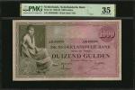 NETHERLANDS. Nederlandsche Bank. 1000 Gulden, 1926-38. P-48. PMG Choice Very Fine 35.
