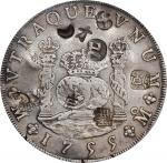 MEXICO. 8 Reales, 1755-Mo MM. Mexico City Mint. Ferdinand VI. PCGS Genuine--Chopmark, EF Details.