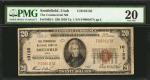 Smithfield, Utah. $20 1929 Ty. 1. Fr. 1802-1. The Commercial NB. Charter #10135. PMG Very Fine 20.