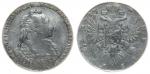 Russia, Silver Rouble, 1735, Queen Anna on obverse, PCGS Genuine XF Details.