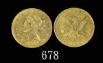 1902S年美国金币5元