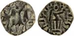 APRACHARAJAS OF BAJAUR: Aspavarma, 1st century BC, BI drachm (1.61g), Senior-182.1D, horseman right,