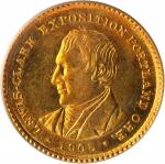 1905 Lewis and Clark Exposition Gold Dollar. MS-64 (PCGS).