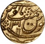 INDIA. Rohilkhand. Mohur, AH 117X//3 (ca. 1760). Najib Khan (1753-70). NGC MS-66.