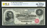 Fr. 241. 1886 $2 Silver Certificate. PCGS Banknote Gem Uncirculated 66 PPQ.
