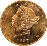 1897-S Liberty Head Double Eagle. MS-63 (PCGS). OGH.