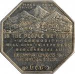 1901 Lesher or Referendum Dollar. Imprint Type--Boyd Park. Silver. 32.5 mm, octagonal. HK-796, Zerbe