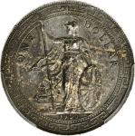 1900-B年英国贸易银元站洋壹圆银币。孟买铸币厂。 GREAT BRITAIN. Trade Dollar, 1900-B. Bombay Mint. PCGS Genuine--Environme