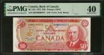 CANADA. Lot of (4). Bank of Canada. 20, 50 & 100 Dollars, 1975-79. BC-51b, BC-52b, BC-54b & BC-54c. 