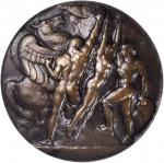 Undated (1933) No Easy Way from Earth to Stars. Bronze. 74 mm. By Gaetano Cecere. Alexander-SOM 8.1 
