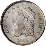 1836 Capped Bust Half Dime. LM-7. Rarity-4. Large 5 C. MS-64 (PCGS). CAC.
