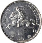 LITHUANIA. 2 Litu, 1925. London Mint. PCGS PROOF-63 Gold Shield.