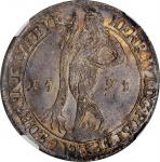 GERMANY. Brunswick-Wolfenbuttel. Taler, 1595. Goslar Mint. Heinrich Julius. NGC MS-61.