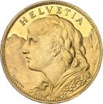 SUISSEConfédération Helvétique (1848 à nos jours). 100 francs 1925, B, Berne.