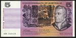 Commonwealth of Australia, 1 dollar and 5 dollars, ND (1966-67), serial number ANN 113118, NDV 34042